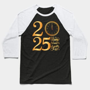 New Years Eve Party Supplies 2025, Happy New Year 2025 Baseball T-Shirt